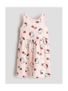 H&M Hello Kitty Cotton Dress Girls 8 10 Years Sanrio